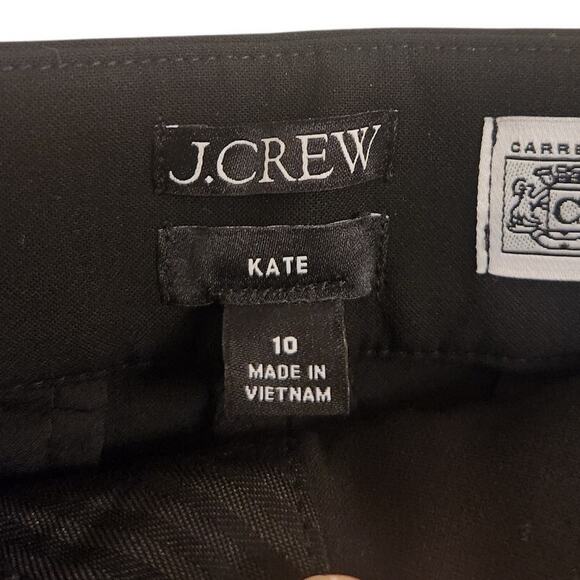 NWT J. Crew Kate Straight-Leg Pant In Four-Season Stretch Black 10 - Picture 8 of 10